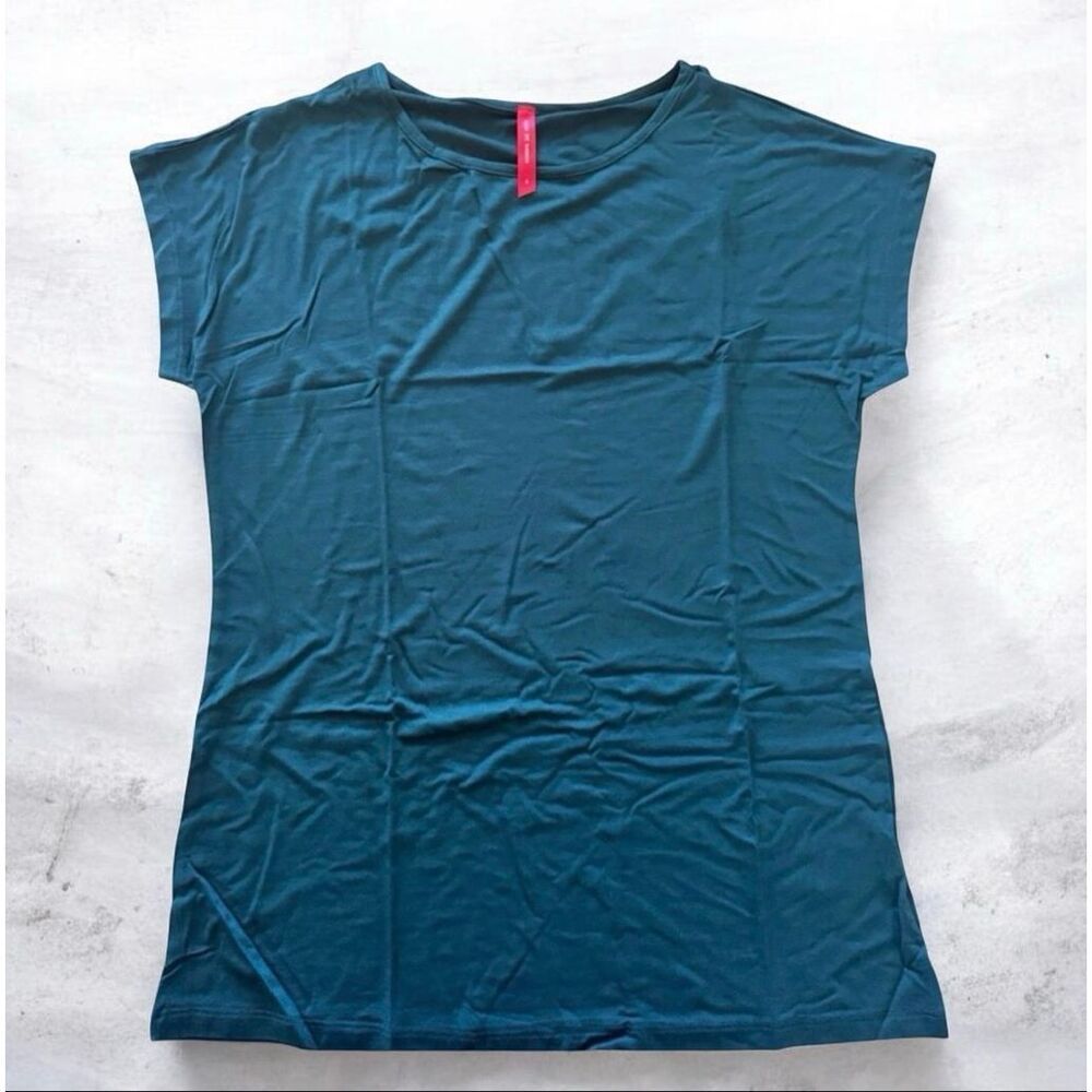 Ruby Ribbon Scoop Neck Top Teal Nwt Size Medium